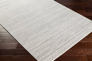 Livabliss Lavadora Lvr-2319 Bohemian Global Machine Woven Polyester Runner Rug for Hallways Gray, Light Gra 5'3" x 7' LVR2319-537
