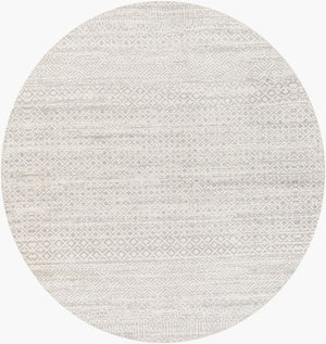 Livabliss Lavadora Lvr-2319 Bohemian Global Machine Woven Polyester Runner Rug for Hallways Gray, Light Gra 6'7" x 6'7" LVR2319-67RD