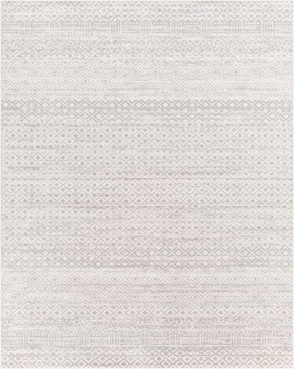 Livabliss Lavadora Lvr-2319 Bohemian Global Machine Woven Polyester Runner Rug for Hallways Gray, Light Gra 7'10" x 10' LVR2319-71010
