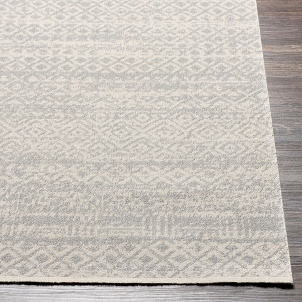Livabliss Lavadora Lvr-2319 Bohemian Global Machine Woven Polyester Runner Rug for Hallways Gray, Light Gra 5'3" x 7' LVR2319-537