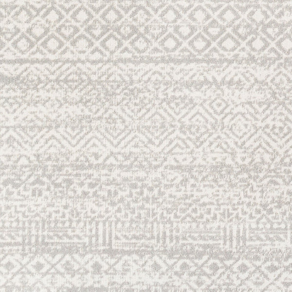 Livabliss Lavadora Lvr-2319 Bohemian Global Machine Woven Polyester Runner Rug for Hallways Gray, Light Gra 5'3" x 7' LVR2319-537