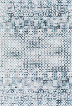 Livabliss Lavadora Machine Woven Polyester Area Rug Bohemian Global Pattern for Living Room Ink Blue, Blue 9'2" x 12' LVR2320-9312