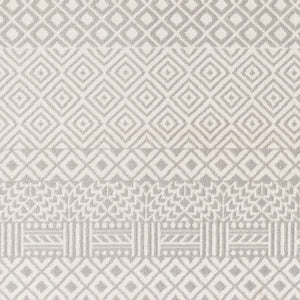 Livabliss Lavadora Machine Woven Polyester Area Rug Bohemian Global Pattern for Living Rooms Gray, Light Gra 9'2" x 12' LVR2321-9312