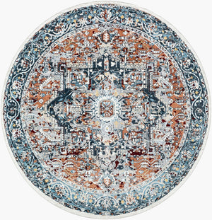 Livabliss Lavadora Machine Woven Polyester Area Rug Low Pile Traditional Pattern for Any Room LVR2323-67RD