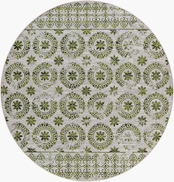 Livabliss Lavadora Turkish Machine Woven Polyester Traditional Area Rug for Living Dining Rooms LVR2326-67RD
