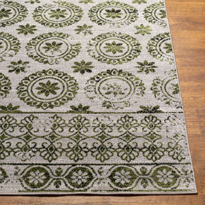 Livabliss Lavadora Turkish Machine Woven Polyester Traditional Area Rug for Living Dining Rooms LVR2326-67RD