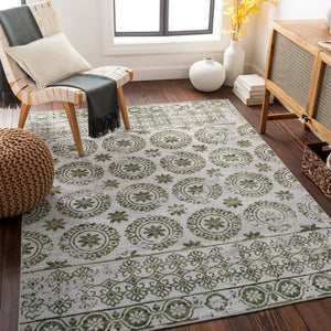 Livabliss Lavadora Turkish Machine Woven Polyester Traditional Area Rug for Living Dining Rooms LVR2326-67RD