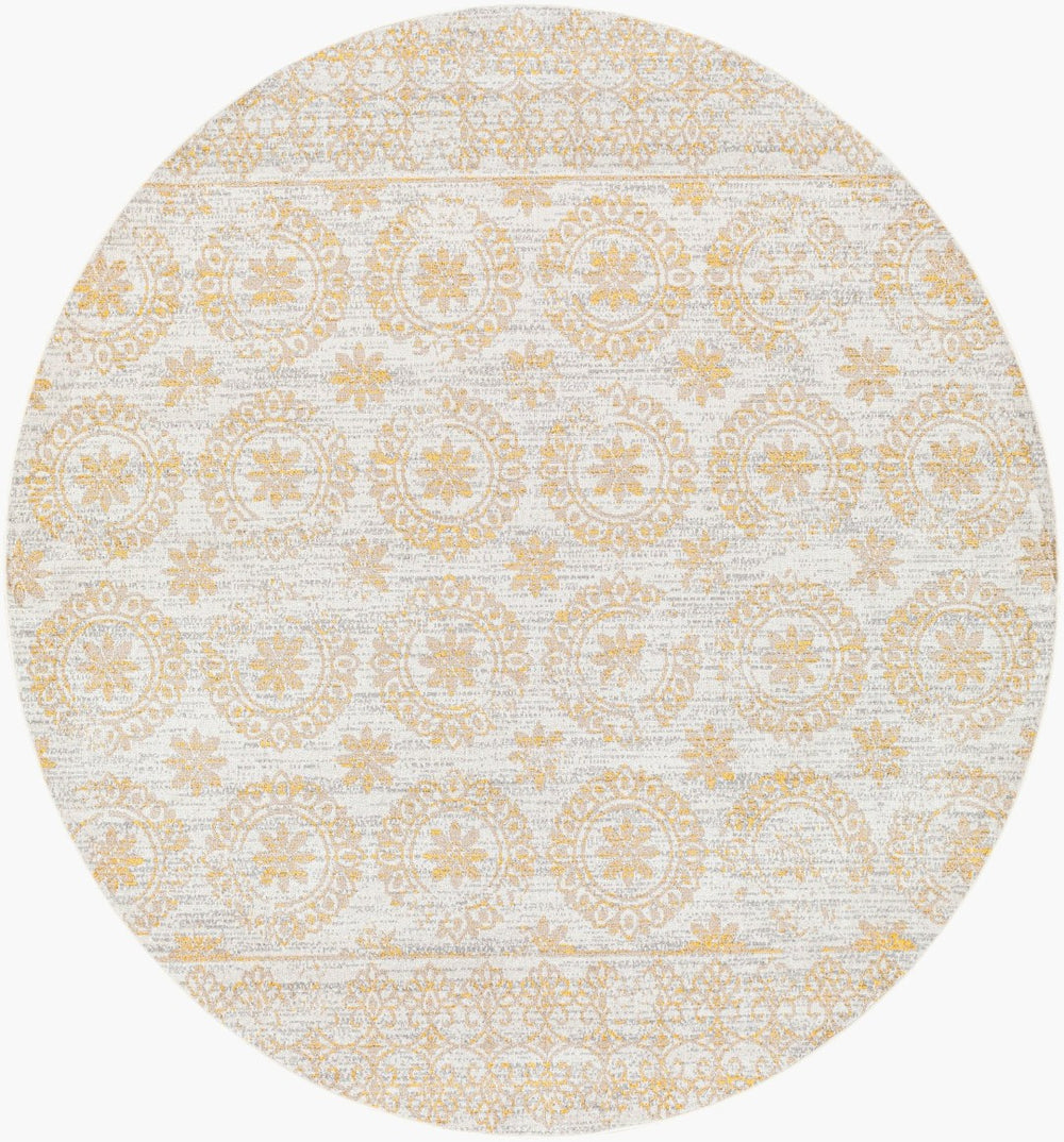 Livabliss Lavadora Traditional Machine Woven Polyester Area Rug for Living Room or Dining Space LVR2327-67RD