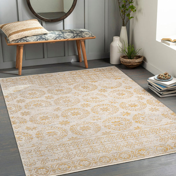 Livabliss Lavadora Traditional Machine Woven Polyester Area Rug for Living Room or Dining Space LVR2327-67RD