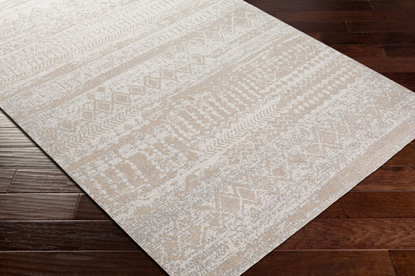 Livabliss Lavadora Bohemian Global Runner Rug Machine Woven Polyester Low Pile Hallway Accent Light Gray, Lig 2'7" x 7'3" LVR2331-2773