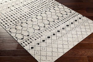 Livabliss Lavadora Machine Woven Polyester Runner Rug Global Pattern for Hallways and Entryways Black, Gray 2'7" x 7'3" LVR2336-2773