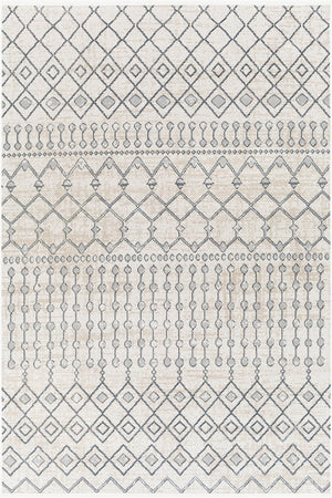 Livabliss Lavadora Machine Woven Bohemian Global Runner Rug for Hallways and Entryways Ink Blue, Gray 5'3" x 7' LVR2339-537