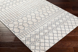 Livabliss Lavadora Machine Woven Bohemian Global Runner Rug for Hallways and Entryways Ink Blue, Gray 5'3" x 7' LVR2339-537