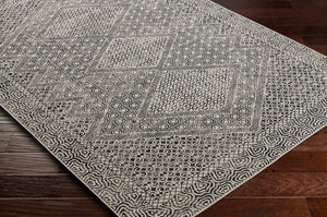 Livabliss Lavadora Machine Woven Polyester Area Rug Bohemian Turkish Pattern for Living Rooms Black, Gray 9'2" x 12' LVR2341-9312