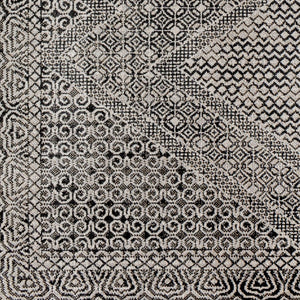 Livabliss Lavadora Machine Woven Polyester Area Rug Bohemian Turkish Pattern for Living Rooms Black, Gray 9'2" x 12' LVR2341-9312