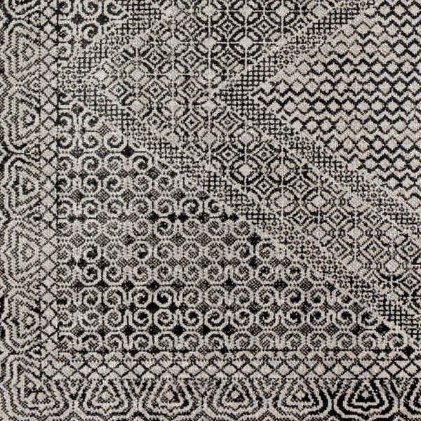 Livabliss Lavadora Machine Woven Polyester Area Rug Bohemian Turkish Pattern for Living Rooms Black, Gray 9'2" x 12' LVR2341-9312