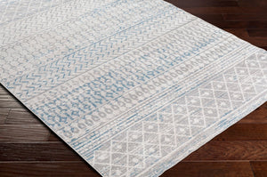 Livabliss Lavadora Bohemian Global Runner Rug Machine Woven Polyester Low Pile Hallway Accent Gray, Light Gra 2'7" x 7'3" LVR2343-2773