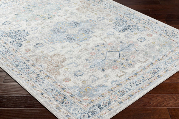 Livabliss Lavadora Traditional Runner Rug Machine Woven Polyester for Hallways and Entryways Ivory, Medium G 9'2" x 12' LVR2346-9312