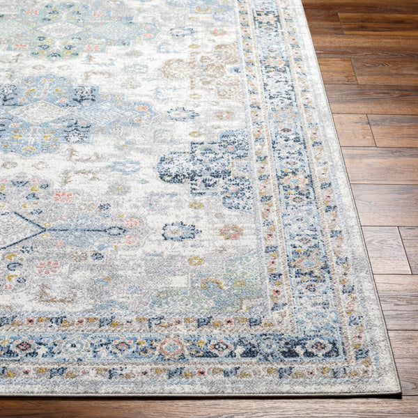 Livabliss Lavadora Traditional Runner Rug Machine Woven Polyester for Hallways and Entryways Ivory, Medium G 9'2" x 12' LVR2346-9312