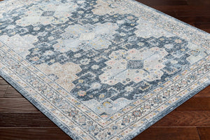 Livabliss Lavadora Traditional Low Pile Polyester Area Rug Turkey Woven Living Room Floor LVR2347-67RD