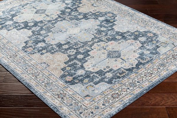 Livabliss Lavadora Traditional Low Pile Polyester Area Rug Turkey Woven Living Room Floor LVR2347-67RD