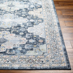 Livabliss Lavadora Traditional Low Pile Polyester Area Rug Turkey Woven Living Room Floor LVR2347-67RD
