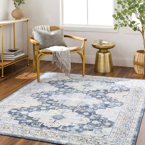 Livabliss Lavadora Traditional Low Pile Polyester Area Rug Turkey Woven Living Room Floor LVR2347-67RD