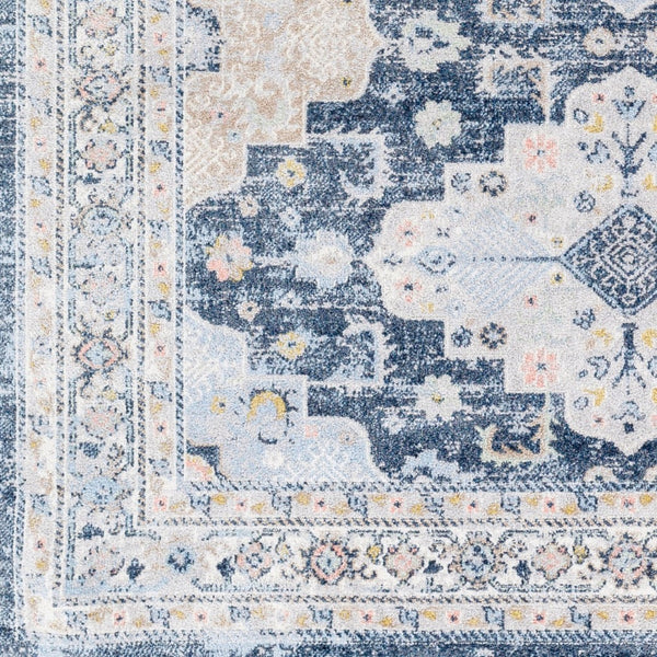 Livabliss Lavadora Traditional Low Pile Polyester Area Rug Turkey Woven Living Room Floor LVR2347-67RD