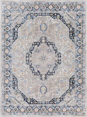 Livabliss Lavadora Traditional Patterned Polyester Area Rug Low Pile for High Traffic Rooms LVR2352-537