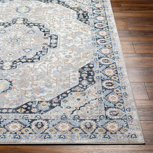 Livabliss Lavadora Traditional Patterned Polyester Area Rug Low Pile for High Traffic Rooms LVR2352-537