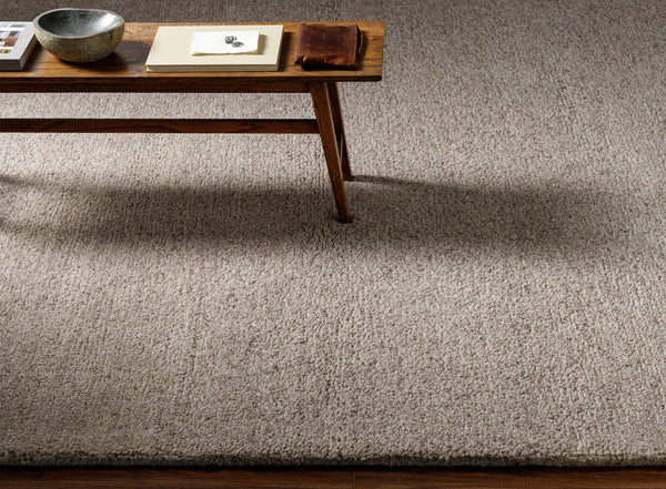 Lavish LVS-2302 9' x 12' Handmade Rug LVS2302-912  Gray, Light Gray, Dark Brown Surya