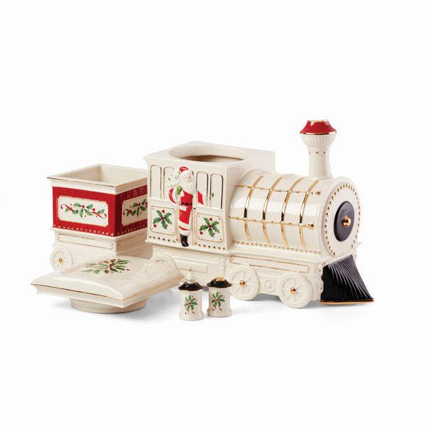 Lenox Holiday Train 5-Piece Serving Set Multi, IVORY PORCELAIN 894179