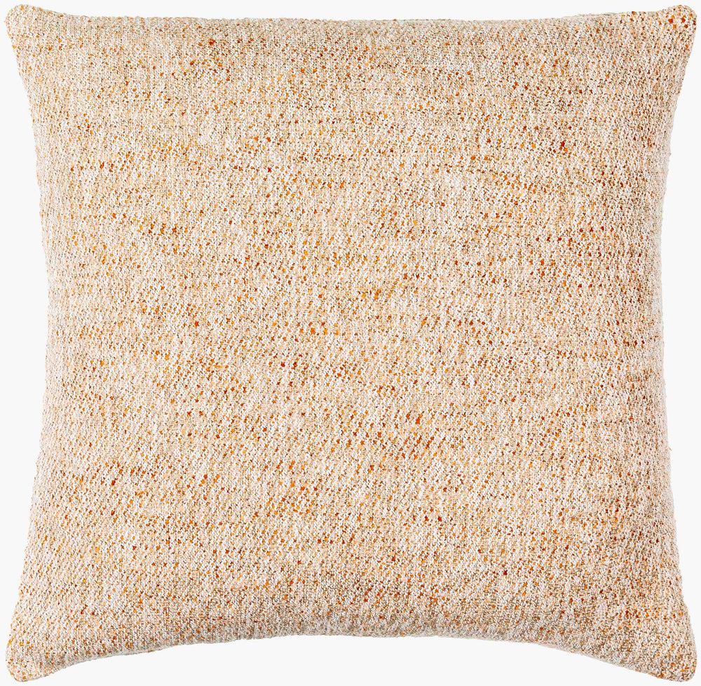 Surya Lavanya 18" Square Accent Pillow - Modern Cotton & Polyester Design For Stylish Comfort & Texture Medium Gray Cotton,Polyester,Cotton,Polyester Lvy001-1818p