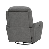 Parker Living Quest - Upgrade Charcoal Cordless Swivel Glider Recliner - Powered By Freemotion - Set of 2 Upgrade Charcoal MQUE#812GSPH-P25-2-UPCH Parker House