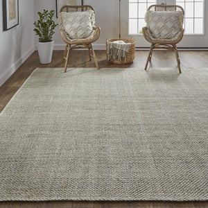 Feizy Rugs Naples Hand Woven Polyester Flatweave Rug - Soft, Durable, And Fade Resistant For Effortless Style Green,Tan Polyester Nap0751fgrn000j00