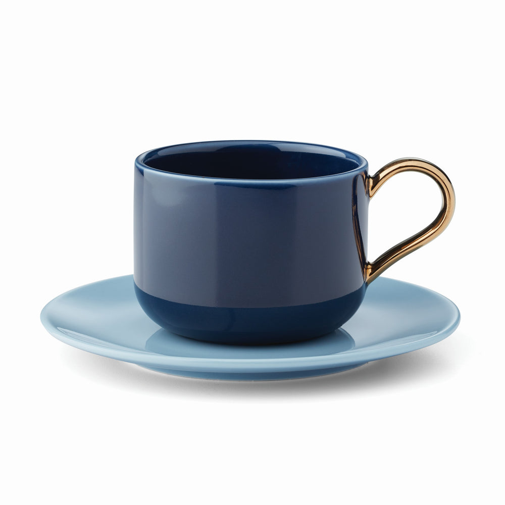 Lenox Kate Spade Make It Pop Cup & Saucer Set Blue, NAVY PORCELAIN 894616