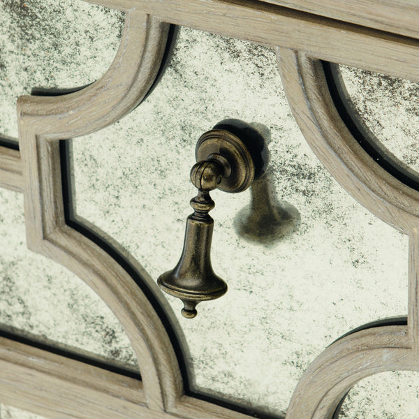 Bernhardt Bernhardt White Raffia Serving Tray By Jamie Merida — Coastal Wooden Trim, Lightweight Durable 28" 385232