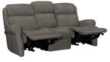 McGwire Power Motion Sofa 297RLGO Grey Leather Bernhardt