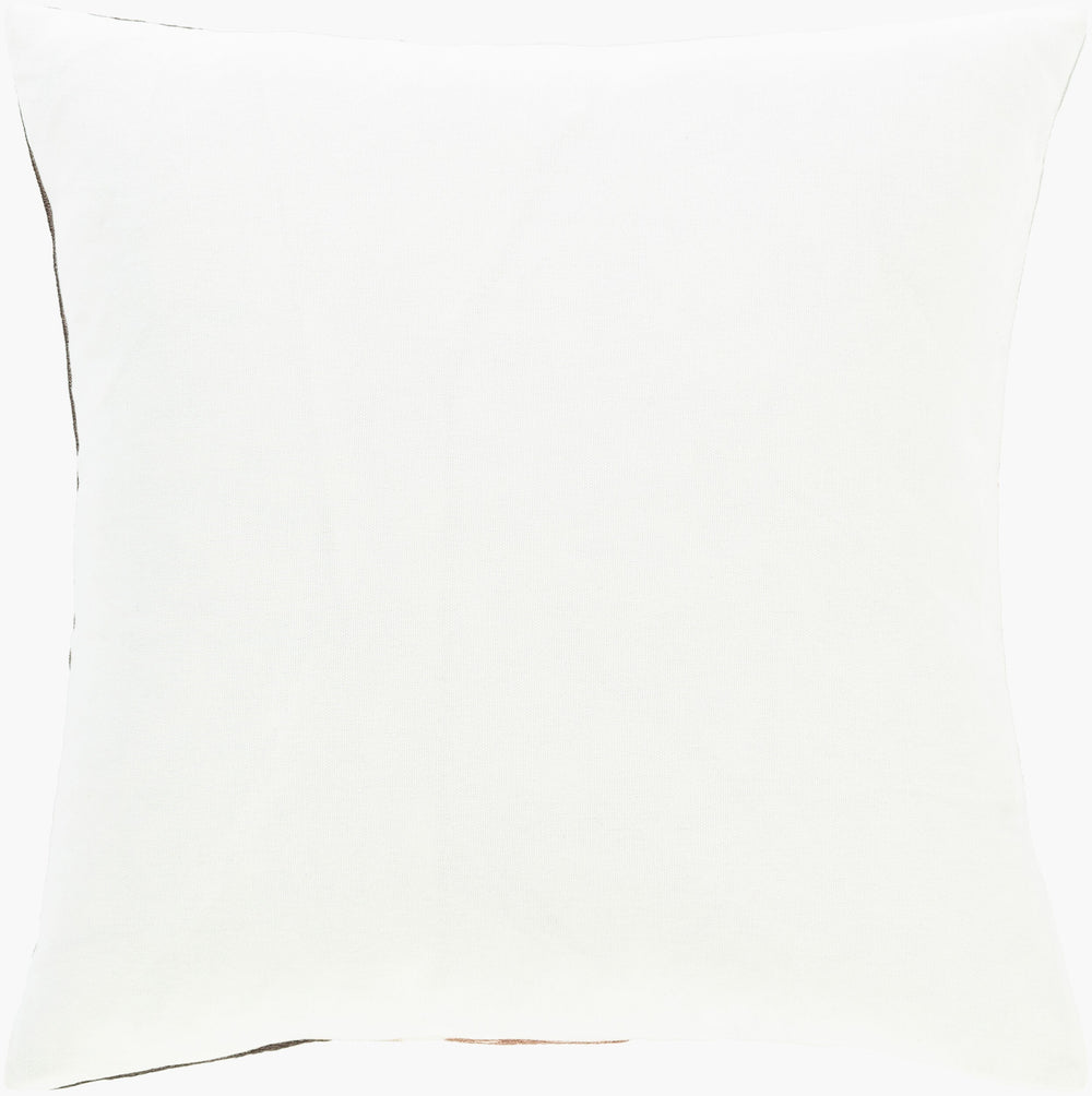 Surya Lexi 18"X18" Durable Cotton Accent Pillow - Modern Charm For Your Home Decor - Spot Clean Only Charcoal Cotton,Cotton Lxi002-1818