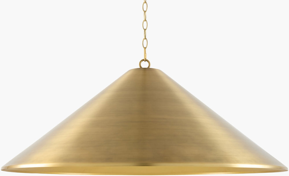 Surya Lexia Geometric Metallic Pendant Light Mid Century Modern Fixture for Dining Rooms LXIA-005