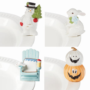 Lenox Profile All Seasons 4-Piece Poppers Set White, WHITE PORCELAIN 894300