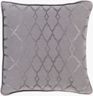 Surya Lydia 18" Modern Linen Accent Pillow - Chic Home Decor For Effortless Style & Comfort In Any Room Charcoal Linen Ly004-2020p