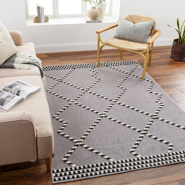 Livabliss Lyna Farmhouse Cottage Area Rug Soft Plush Pile Turkey Woven Polypropylene Accent LYA2320-335
