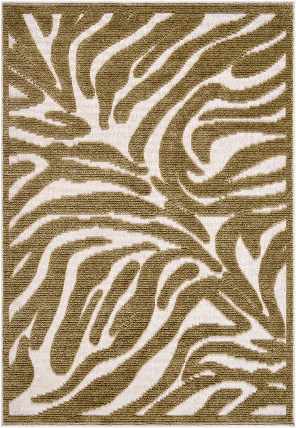 Livabliss Lyna Art Deco Accent Rug Machine Woven Polypropylene Blend for Entryways and Hallways Beige, Brown 2'7" x 7'2" LYA2332-2772