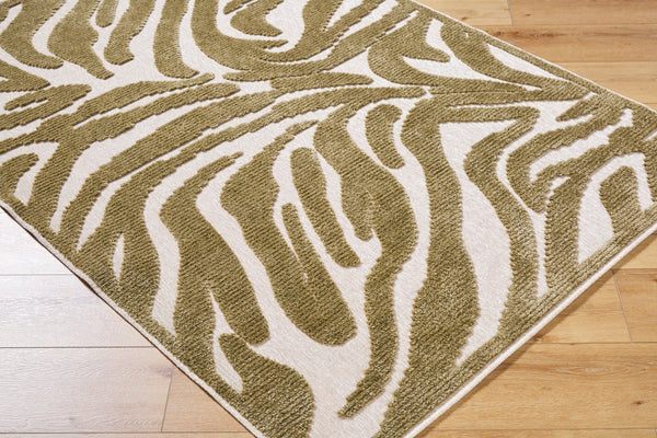 Livabliss Lyna Art Deco Accent Rug Machine Woven Polypropylene Blend for Entryways and Hallways Beige, Brown 2'7" x 7'2" LYA2332-2772