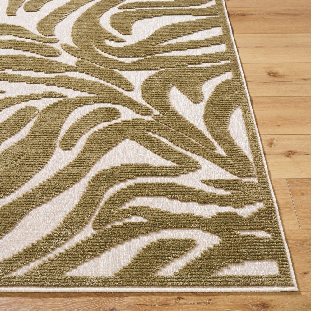 Livabliss Lyna Art Deco Accent Rug Machine Woven Polypropylene Blend for Entryways and Hallways Beige, Brown 2'7" x 7'2" LYA2332-2772