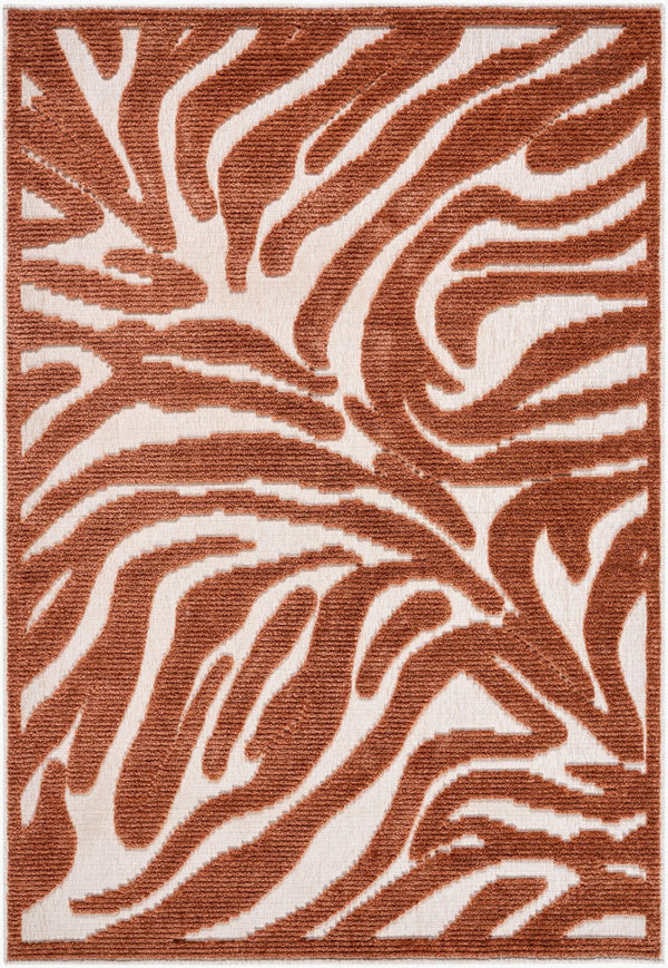 Livabliss Lyna Art Deco Geometric Accent Rug Machine Woven Polypropylene Blend for Entryways Beige, Olive 5' x 7'2" LYA2333-572