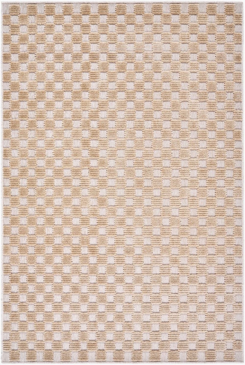 Livabliss Lyna Art Deco Machine Woven Turkish Rug Soft Polypropylene Blend for Entryways Beige, Light Br 7'10" x 10'1" LYA2342-710101