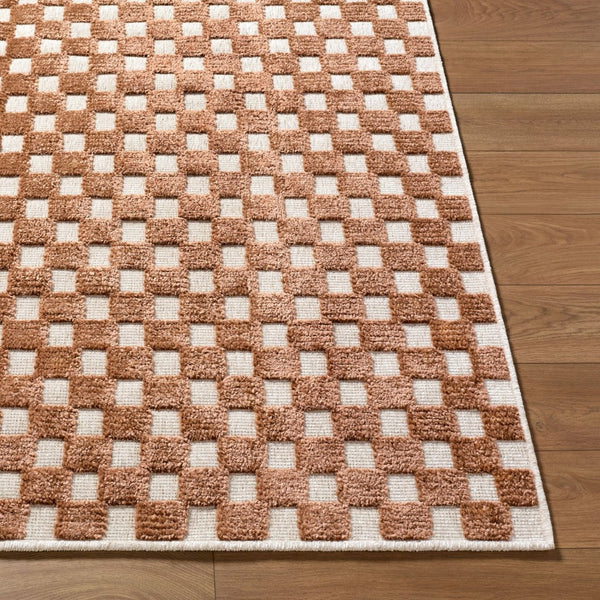 Livabliss Lyna Art Deco Machine Woven Turkish Rug Soft Chenille Pile for Entryway or Bedroom Beige, Olive 3'3" x 5' LYA2344-335