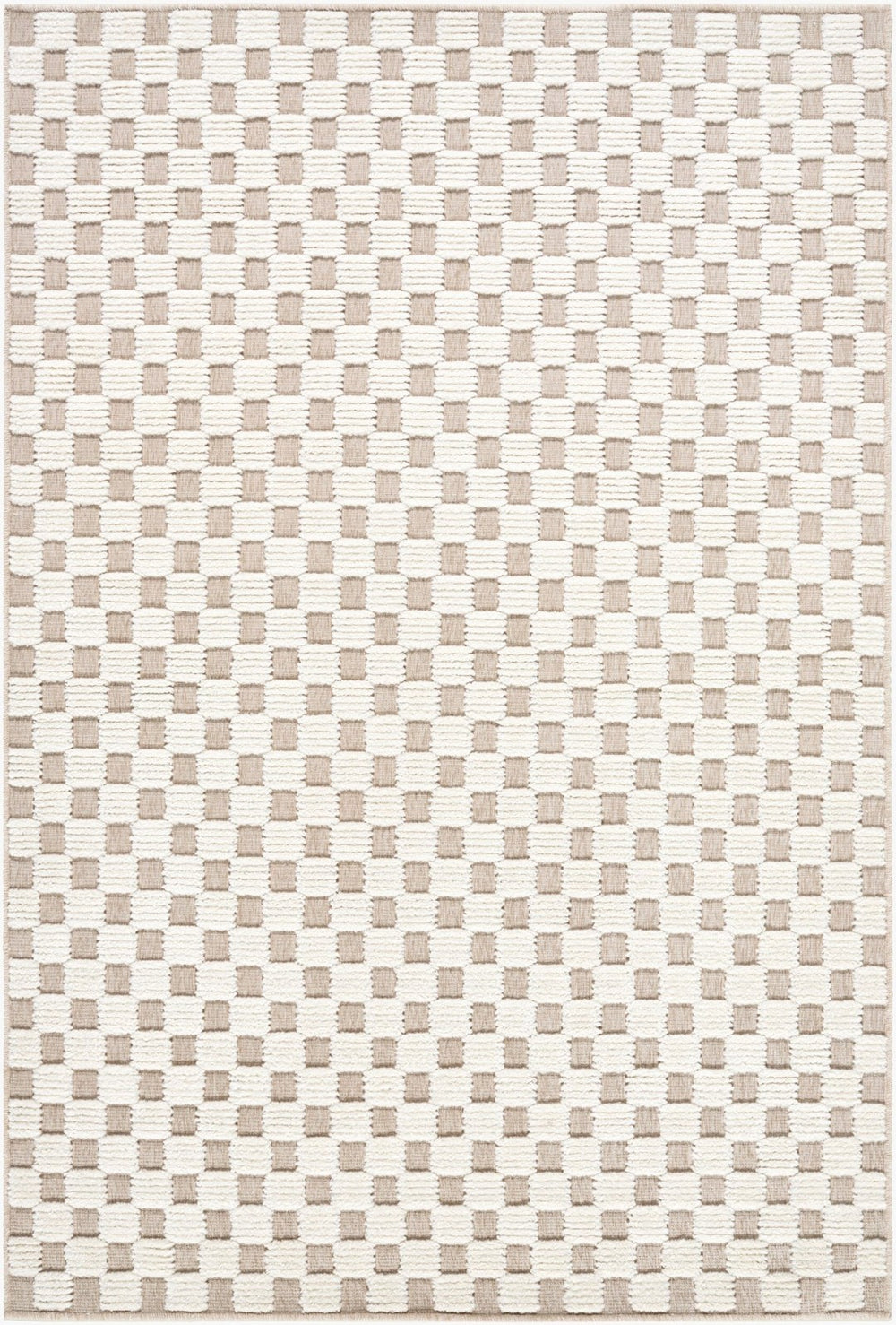 Livabliss Lyna Art Deco Machine Woven Turkish Accent Rug Soft Pile for Entryways and Baths Beige, Cream 7'10" x 10'1" LYA2345-710101